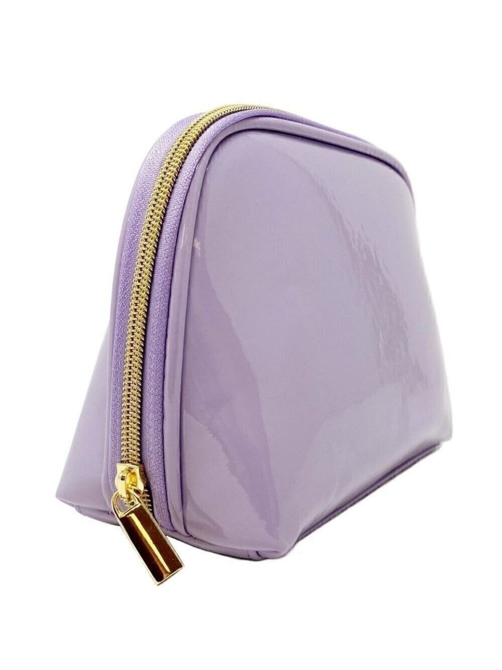 Vegan Leather Lavender cosmetic bag